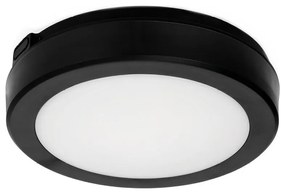 Plafoniera LED da bagno con sensore NAIROS LED/12W/230V IP65 nero + +TC
