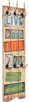 Appendiabiti da Parete con 6 Ganci LIVE LIFE 120x40 cm 245849