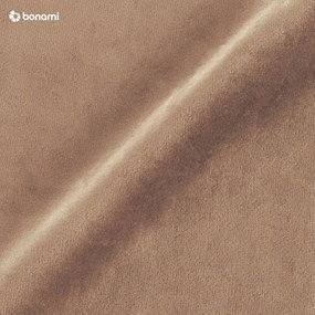 Letto matrimoniale imbottito beige con contenitore 180x200 cm Tate - Maison de Rêve