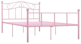 Giroletto rosa in metallo 120x200 cm