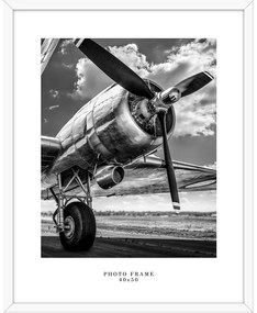 Cornice bianca da appendere, 43 x 53 cm Floryda - Styler