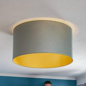 Plafoniera soffitto Golden Roller Duolla, dimmerabile, Verde, Soggiorno / Sala da pranzo, Tessuto / Stoffa / Seta, Giovanile, Plafoniera
