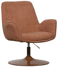 Poltrona arancione con altezza del sedile regolabile Marten – WOOOD