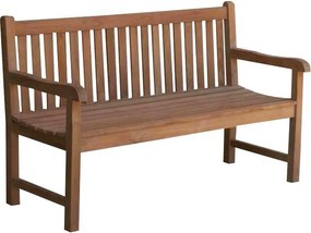 LIGULA - panca da giardino in legno di teak 3 posti