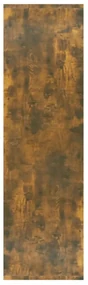 Libreria/divisorio rovere fumo 80x30x103 cm legno multistrato