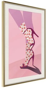 Poster  Fruity Socks  Cornice Quadri Cornice d'oro con passe-partout, Larghezza x Altezza Home decor 40x60