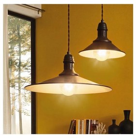 Eglo 49455 - Lampadario STOCKBURY 1xE27/60W/230V