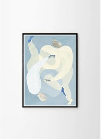 Poster 70x100 cm Hold You - Blue – Sofia Lind – The Poster Club