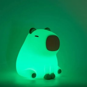 Lampada per bambini LED RGBW Dimmerabile LED/1W/5V USB 1200 mAh capybara