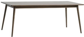 Tavolo da pranzo allungabile marrone con piano effetto rovere 190x90 cm Barrali - Unique Furniture