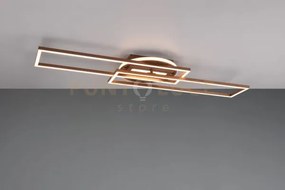 Twister plafoniera led 30w 4500lm, 2700 - 6000k rettangolare caffe...