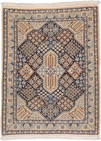 Nain Tappeto persiano 90x110 Beige (Iran) Annodato A Mano