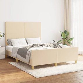 Giroletto Senza Materasso Crema 140x200 Cm İn Tessuto /