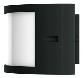 Applique Moon Design E27 Curva per Esterni IP65 - Nera