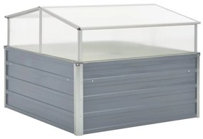 Serra 100x100x85 Cm İn Acciaio Zincato Grigio /