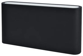 Solight WO800-B- LED Applique da esterno MODENA LED/12W/230V IP54 nero