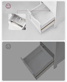 Mobiletto ZARA bianco