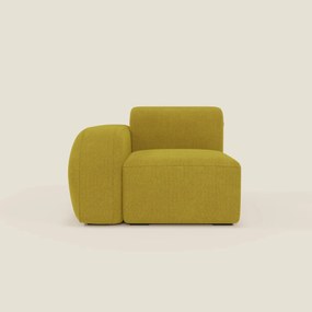BonBon modulo terminale 105 cm sinistro o destro - tessuto smacchiabile T23 giallo sole