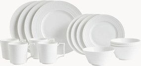 Servizio da colazione in Fine Bone China Intaglio 16 pz
