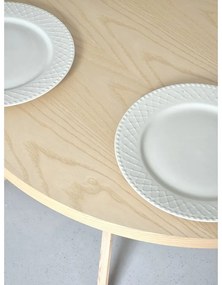 Tavolo da pranzo in frassino massiccio 90x90 cm Jubi – Ragaba