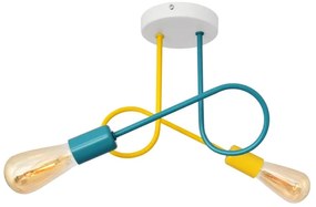 Plafoniera per bambini OXFORD 2xE27/15W/230V