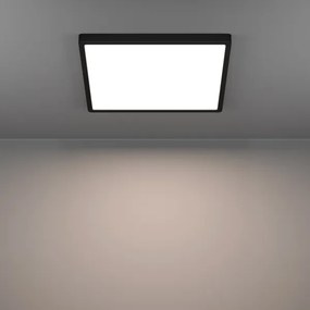 Eglo 901728 - LED RGBW dimmerabile, plafoniera fumé FUEVA-Z LED/17,8W/230V 39,9cm IP44 nero