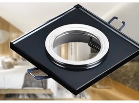 Faretto da incasso 1xGU10/MR16/10W/230V 9x9 cm nero