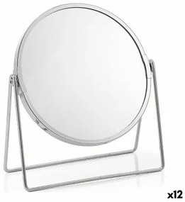 Specchio Ingranditore Confortime Argentato 17 cm (12 Unità)