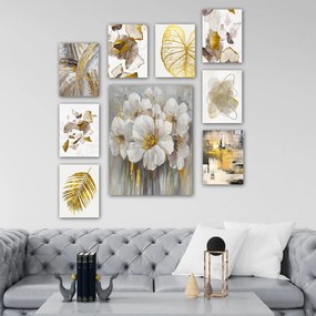Set Di 9 Dipinti İn Mdf Decorativo / 9mdf04ys