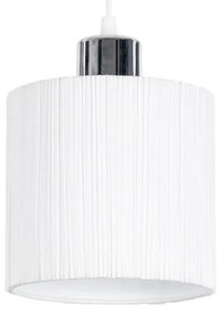 Lampadario su corda  BIZO 3xE27/60W/230V bianco/grigio