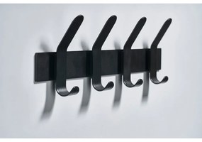 Appendiabiti da parete in acciaio grigio morbido A-Rack - Zone