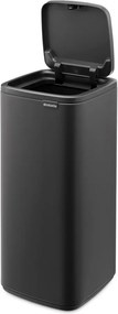 Cestino per la spazzatura grigio scuro in acciaio touch 30 l Bo Touch – Brabantia