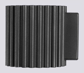 Lampada da parete nera ø 10 cm Zora – Sollux