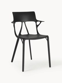 Sedie con braccioli in plastica A. I. 2 pz