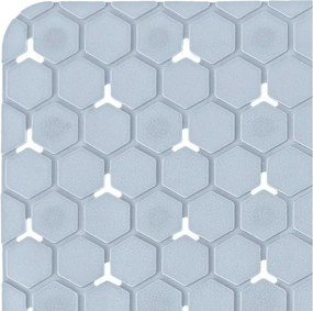 Tappeto bagno antiscivolo azzurro 54x54 cm Maya