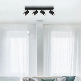 Globo 57911-4B - Faretto ROBBY 4xGU10/35W/230V nero