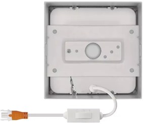 Plafoniera LED LED/7,6W/230V 3000/3500/4000K 12x12 cm bianca