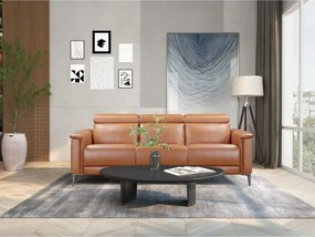 Divano marrone in similpelle 222 cm Lund - Støraa