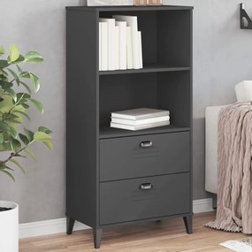 Libreria Vıken Grigio Antracite 60x35x123 Cm Legno Multistrato /