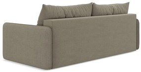 Divano beige allungabile/con contenitore 216 cm Nanea – Makamii