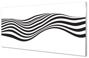 Quadro acrilico Zebra Stripes Wave 100x50 cm