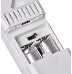 Stazione meteo wireless con sveglia 2xAAA bianco