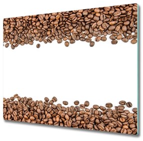 Tagliere in vetro Chicchi di caffè 60x52 cm