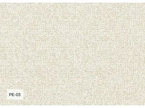 Divano angolare componibile color crema allungabile/con contenitore (con penisola a destra) Lulu – Miuform