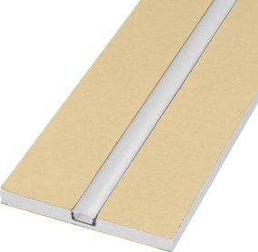 Cartongesso con Profilo in alluminio Integrato - Resistente all'Umidità Variante Lunghezza 2 Metri