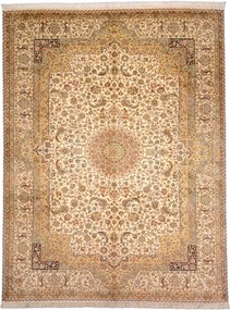 Cashmere Silk Tappeto 250 x 330 Beige (Indian) Annodato A Mano