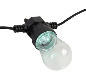 Cavo spinato LED 10 m Fonti luminose ST45 10 luci con telecomando - Chill