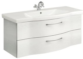 Mobile da bagno sotto lavabo PELIPAL rovere chiaro L 115 x H 49 x P 48 cm 2 cassetti, lavabo non incluso