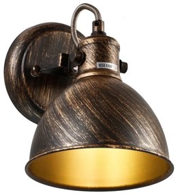 Brilagi - Faretto da parete TECHNO 1xE27/60W/230V bronzo/patina