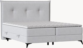 Letto boxspring fatto a mano con contenitore Menzzo, H2